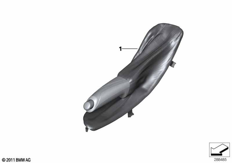 Genuine Right Handbrake Grip Alcantara Gaiter 34 40 2 222 541