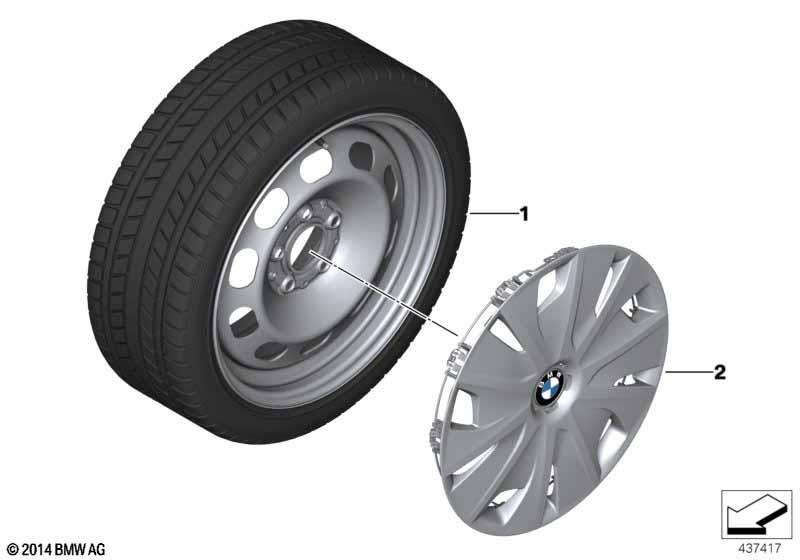 Genuine Wheel Trim Cover 16"