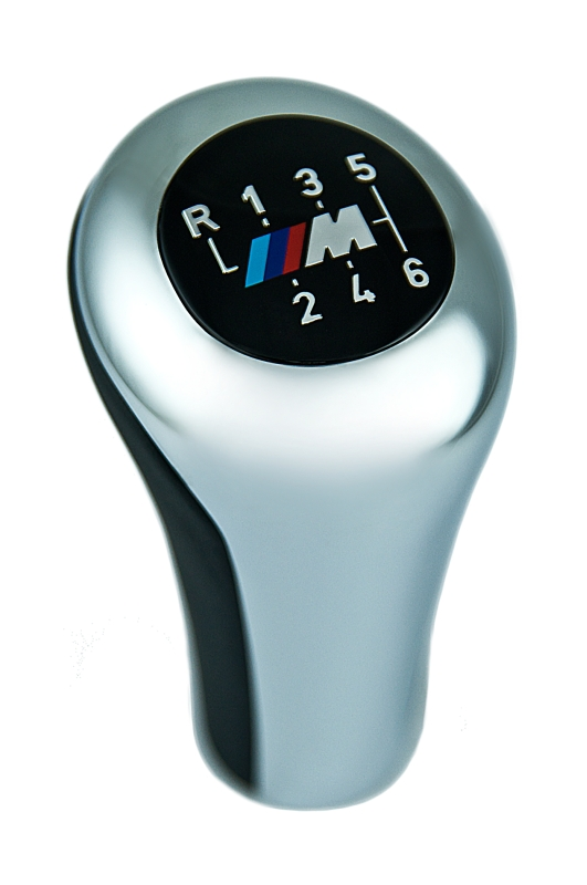 Genuine M Leather Gear Stick Knob Chrome Gloss 25 11 2 492 483