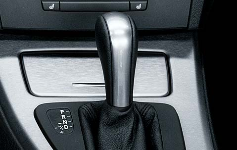 Genuine Leather Selector Gear Knob Chrome 25 16 1 423 863