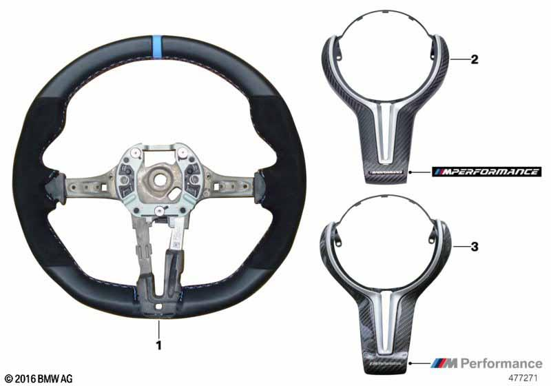 Genuine M Performance Steering Wheel Fits F87 F87 LCI F80 32302413014 view 2