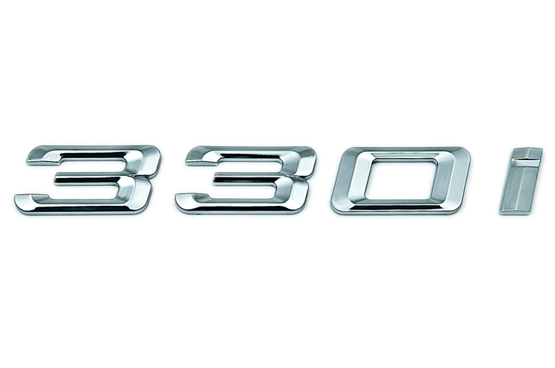 Genuine "330i" Self-Adhesive Sticker Badge Emblem 51 14 7 164 511 view 2