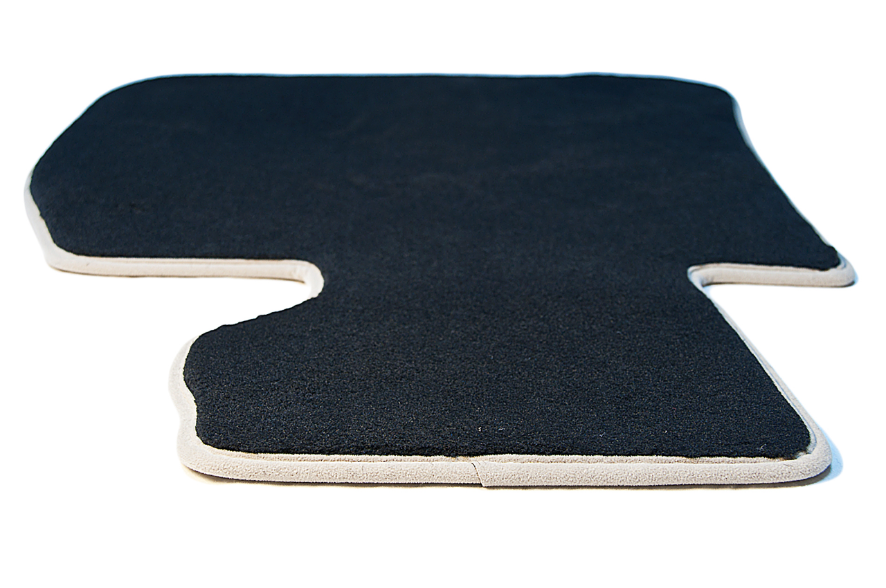 Genuine Velour Car Floor Mats Set Anthracite+Beige 51 47 7 306 573 view 2
