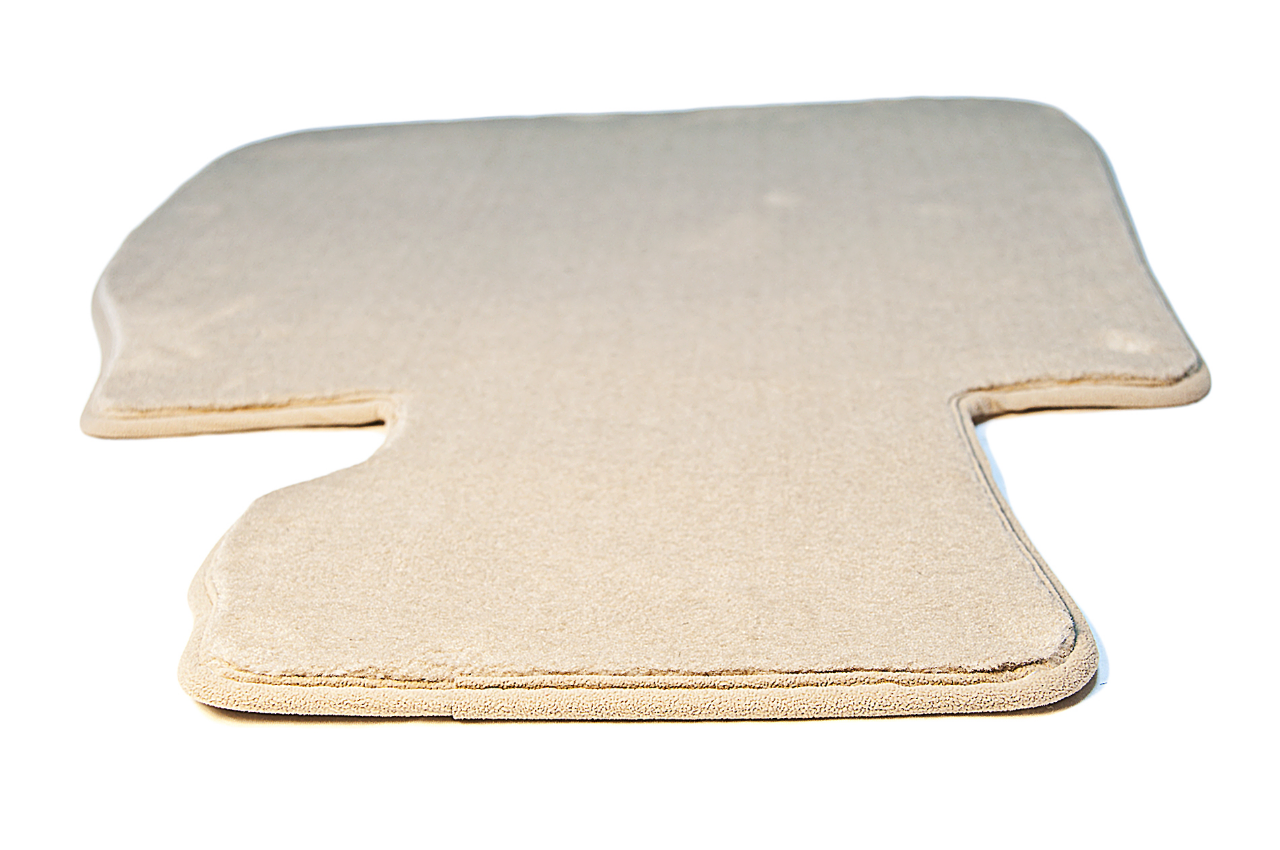 Genuine Tailored Car Floor Mats Set Velours Beige 51 47 7 316 620 view 2