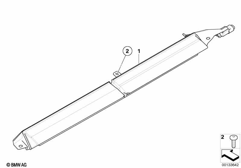 Genuine Third Stop Lamp Tailgate Light White 63 25 7 145 667 view 2