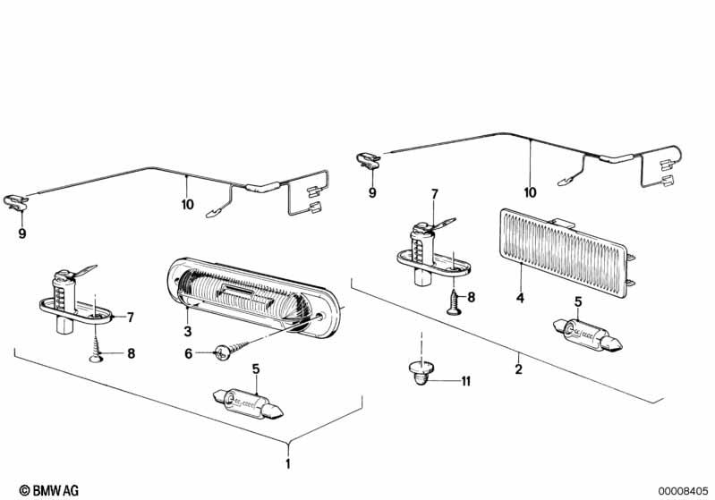 Genuine Boot/Trunk Light/Lamp 63 31 1 378 089 view 2