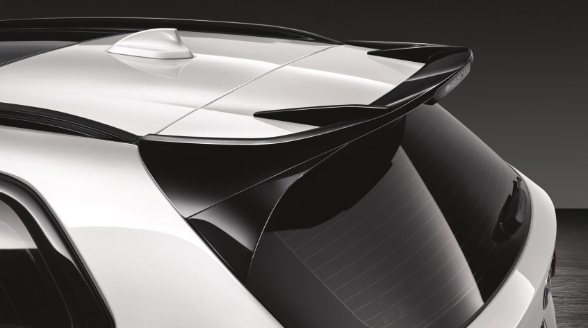 Genuine M Performance Rear Spoiler Flow Through Black MG 51192464329