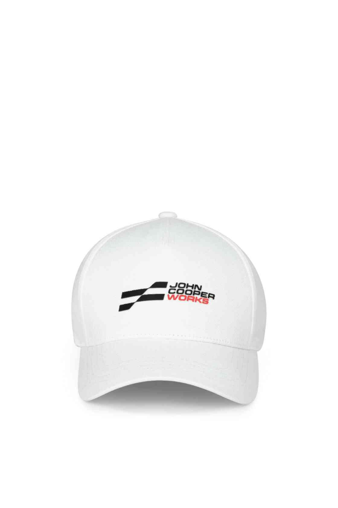 Genuine JCW Logo Baseball Cap White Hat  Panel Snapback