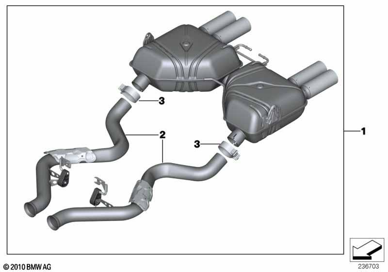 Genuine Performance Exhaust Silencer/Muffler System 18 30 2 184 198 view 2