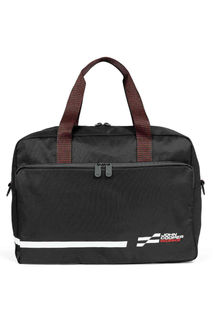 Genuine JCW Logo Traveller Bag Black 28.5L Shoulder Strap 80225B54F32 view 3