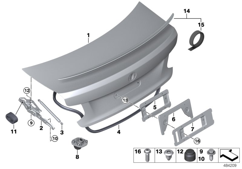 Genuine M Performance Essential Styling Pack - Bumper Grille + Spoiler view 4