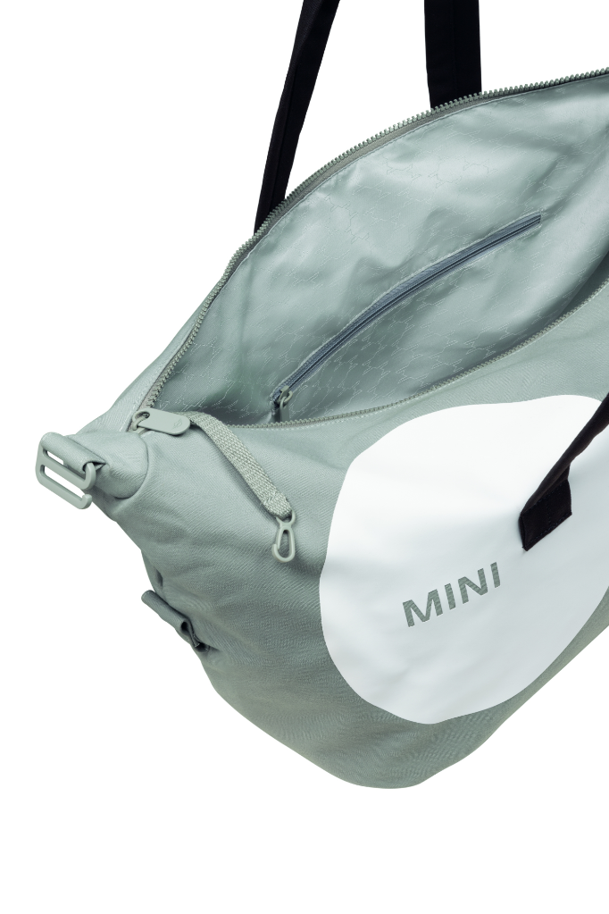 Genuine Duffle Bag Car Face Detail Grey White Black Zip Open Pocket  80 22 5 B32 0D3 view 3