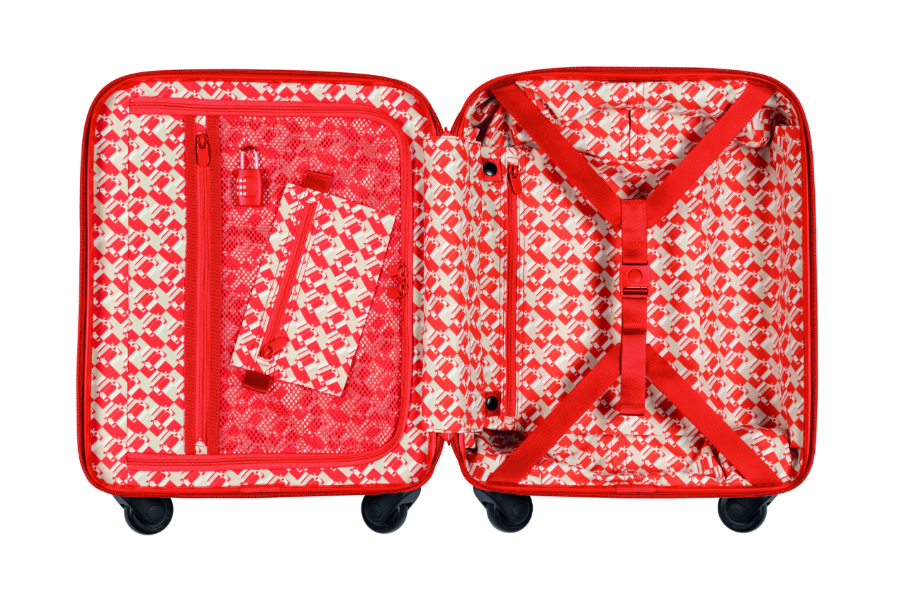 Genuine Childrens Kids Trolley Spinner Wing Logo Debossed Rebel Red 80 22 5 B32 0E6 view 3