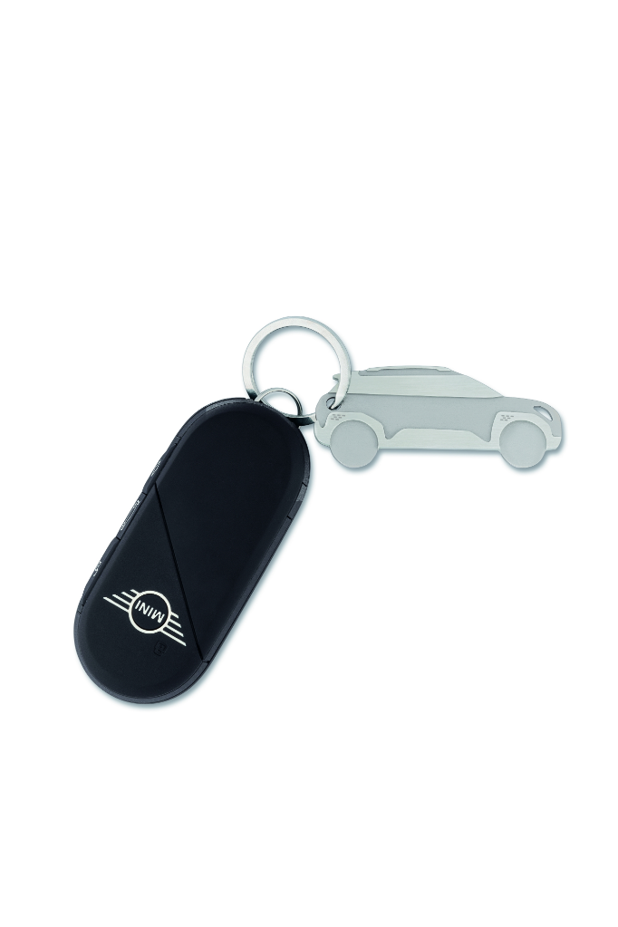 Genuine Keyring Aceman Silver Stainless Steel Car Key Ring Accessory 80 27 5 B32 0E9 view 3