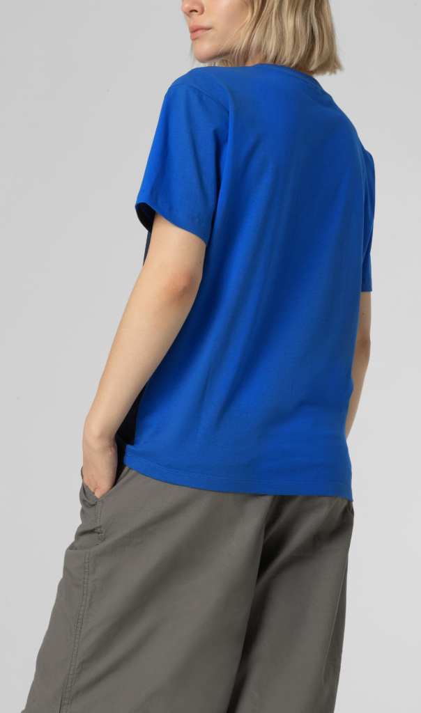 Genuine Womens Ladies T Shirt Tee Top Car Face Detail Blazing Blue Indigo view 3