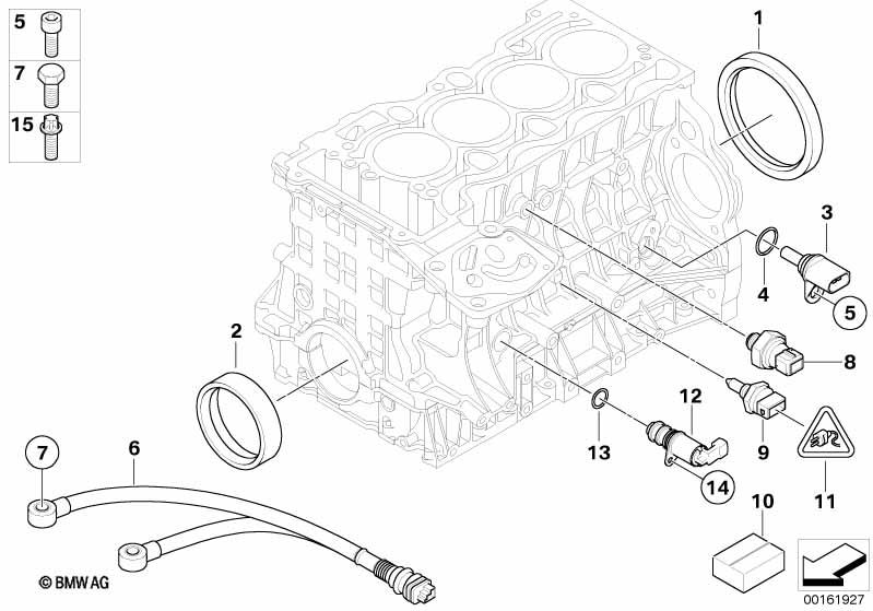 Genuine Cylinder Head Water/Oil Temperature Sensor view 4