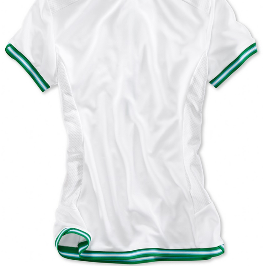 Genuine Golfsport Womens Polo Shirt White Aqua view 4