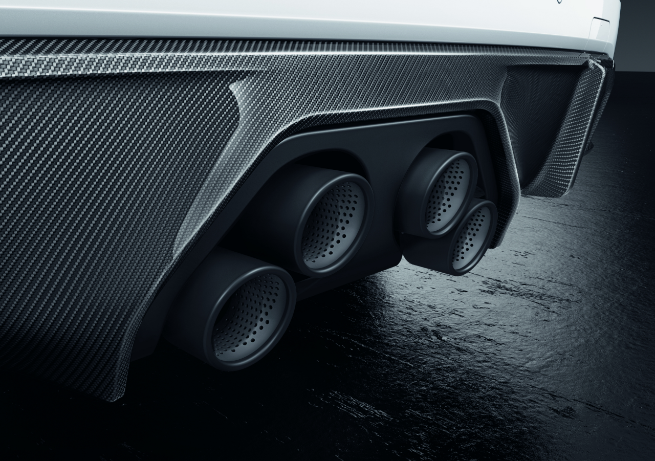 Genuine Rear Diffuser Carbon M Performance Replacement 51 19 5 A19 8B5 view 4
