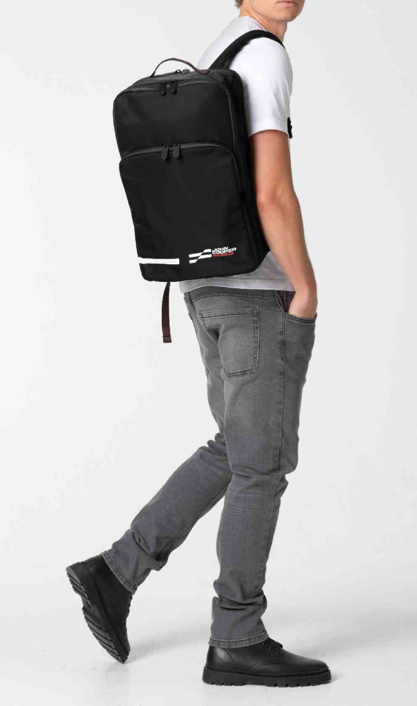 Genuine JCW Logo Backpack Black 20L Laptop Compartment 80225B54F31 view 4
