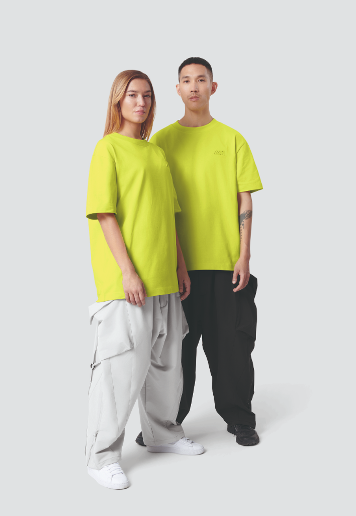 Genuine M Unisex Mens Womens T Shirt Tee Top Short Sleeve Yellow Cotton view 5