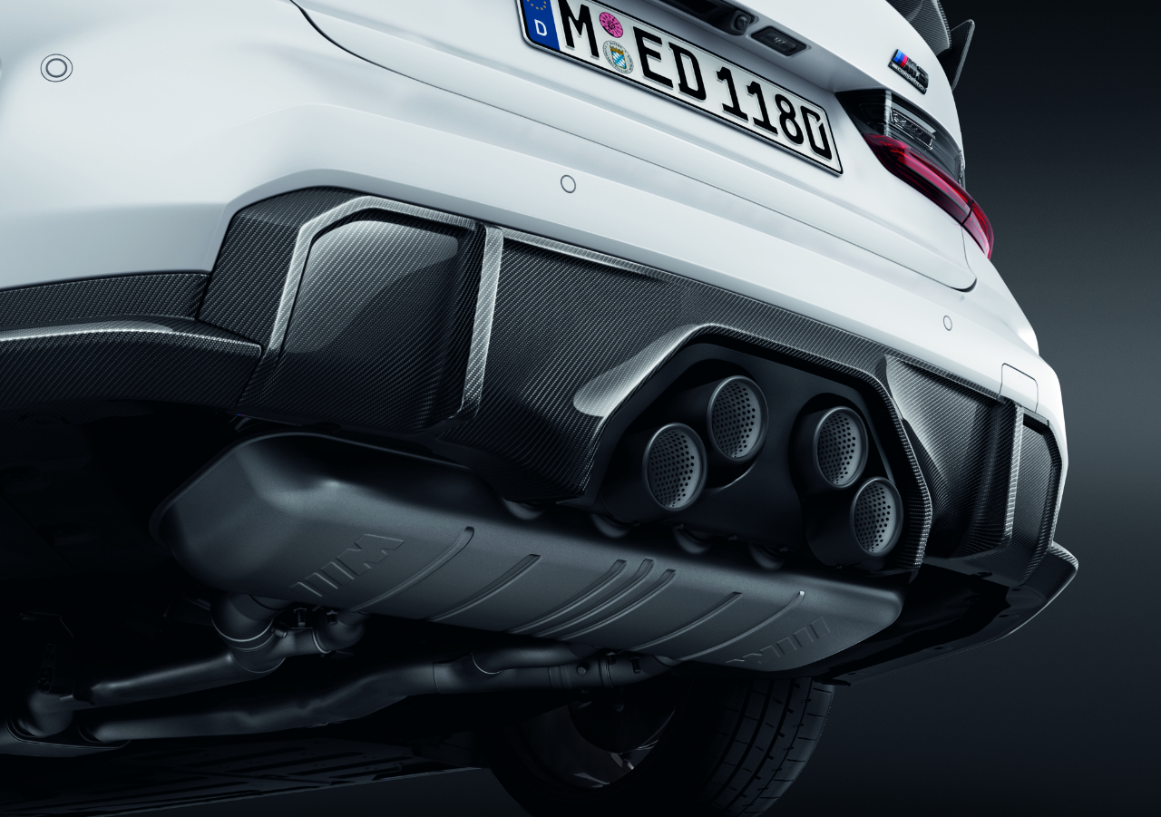 Genuine Rear Diffuser Carbon M Performance Replacement 51 19 5 A19 8B5 view 5