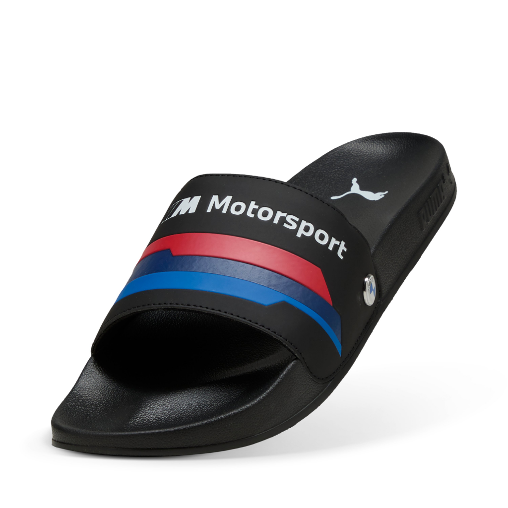 Genuine M Motorsport Leadcat Graphic Unisex Mens Womens Sliders Black view 6