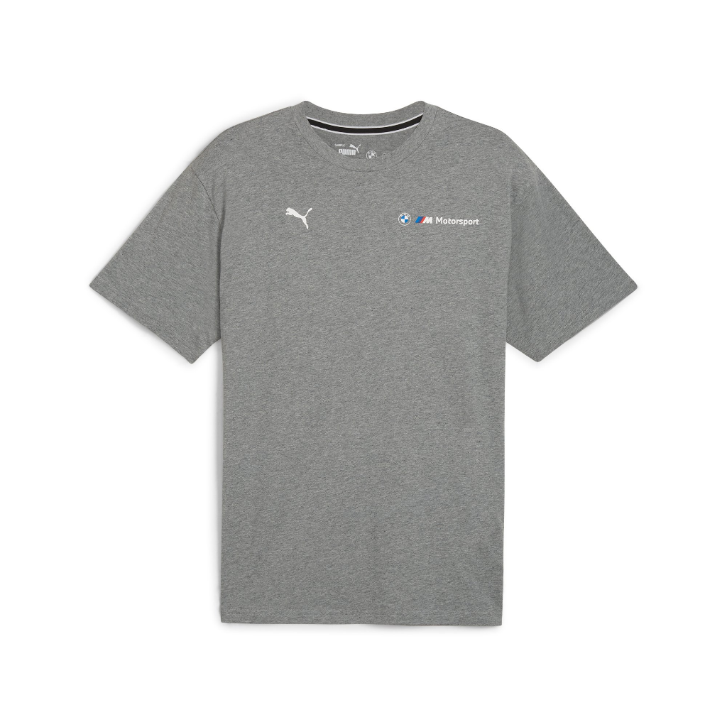Genuine M Motorsport Logo Mens T Shirt Grey Tee Top Short Sleeve Relaxed Fit