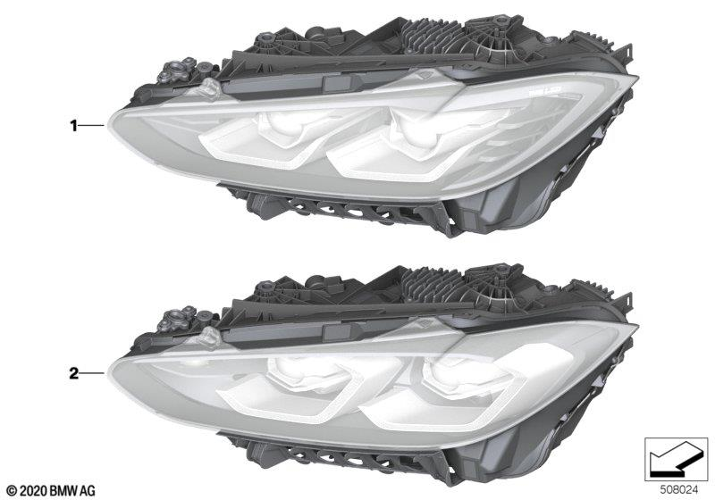 Genuine Left Headlight LED RHD Fits G80 G81 G22 G23 G26 G82 G83 63119851037