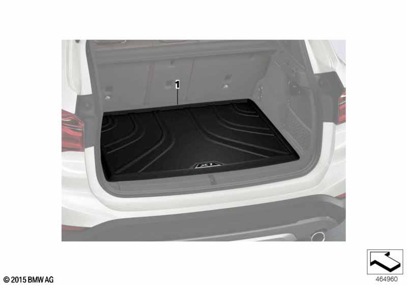 Genuine Fitted Luggage Compartment Car Boot Mat PHEV 51 47 2 473 484