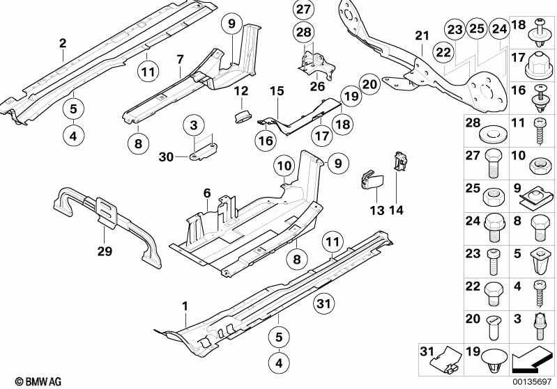 Genuine Tension Strap 51 71 7 033 682