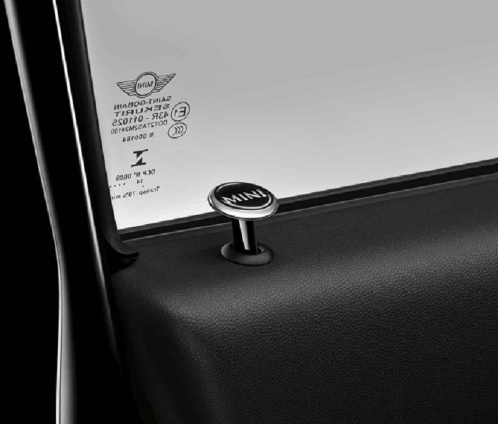 Genuine Clubman Chequered Black/Grey Style Pack - Mirror Covers + Lock Caps view 3