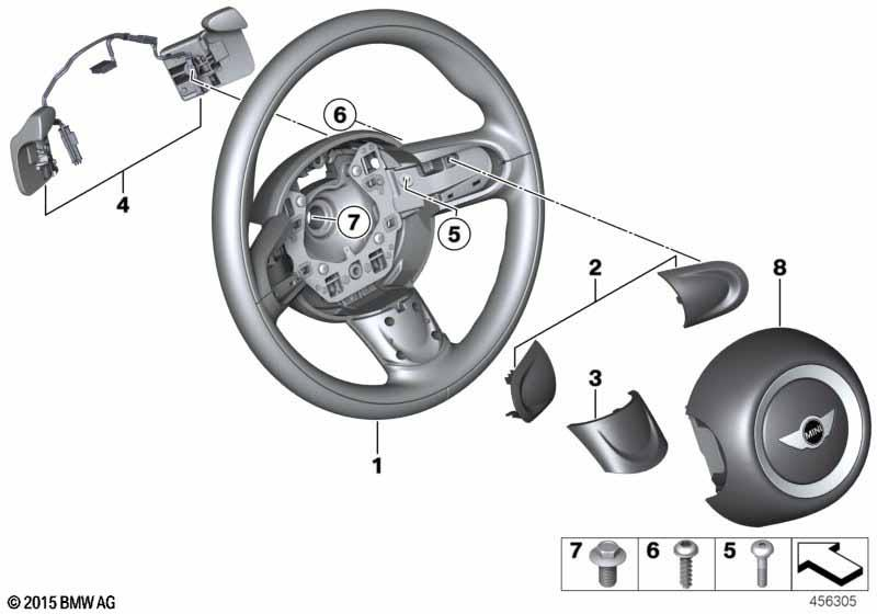 Genuine Sport Steering Wheel Shift Paddle Set 32 30 9 226 805 view 3