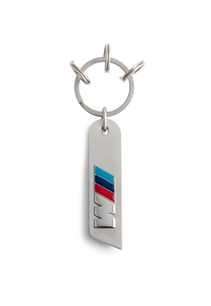 Genuine Keyring M Logo Metal Silver Car Key Ring Accessory 80 27 5 A87 977 view 3