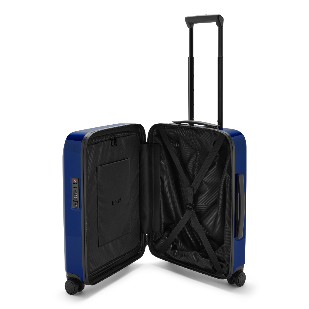 Genuine Boardcase Blue L Hard Shell  Wheels Suitcase Luggage view 3