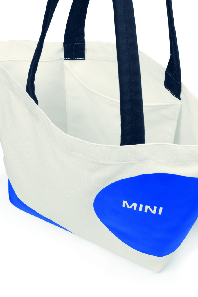 Genuine Shopper Bag Car Face Detail Wordmark White Blazing Blue Indigo 80 22 5 B32 0C9 view 3