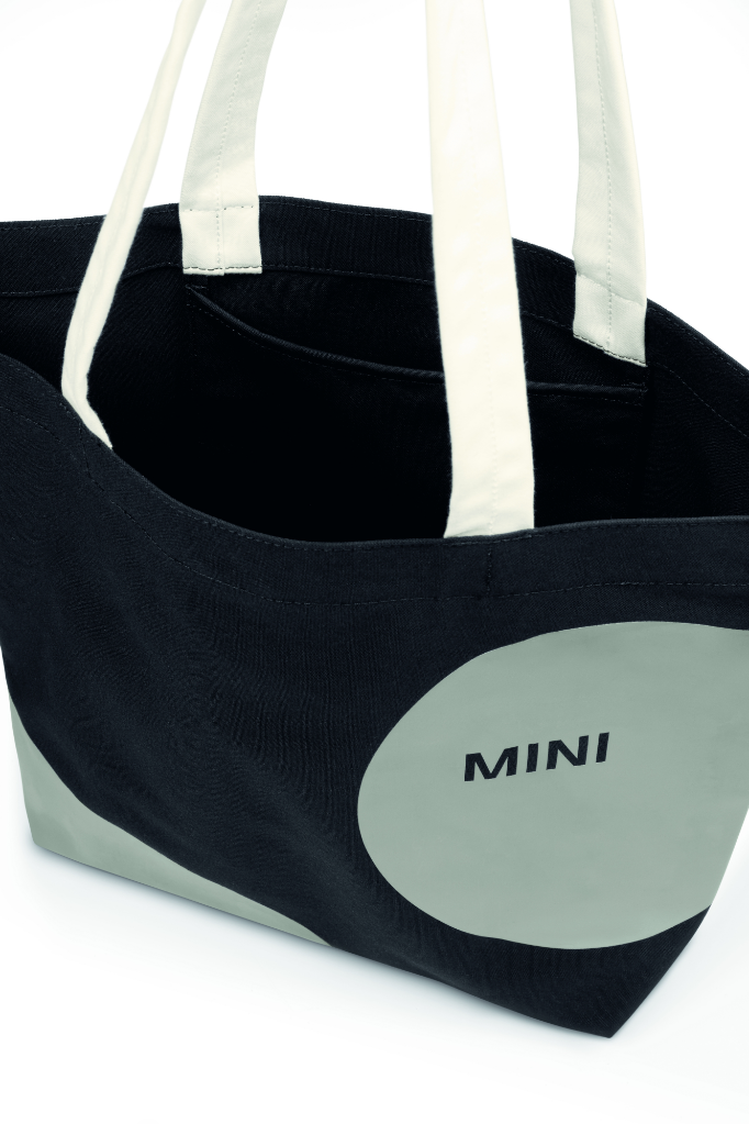 Genuine Shopper Bag Car Face Detail Wordmark Black Grey White Deep Pocket 80 22 5 B32 0D0 view 3