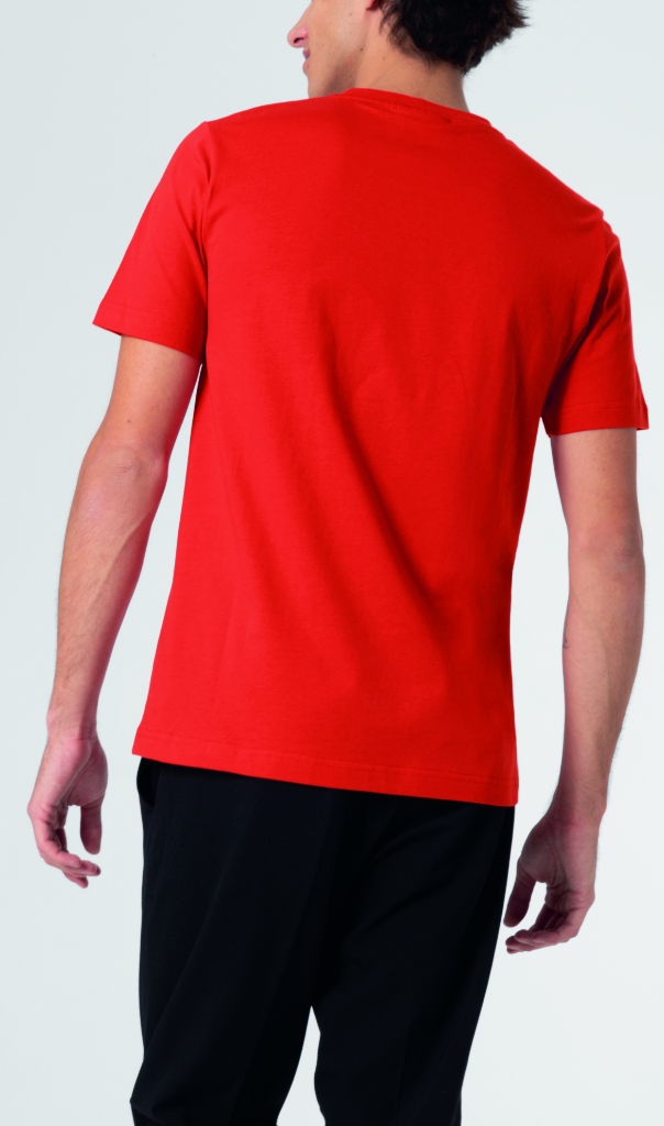 Genuine Mens T Shirt Tee Top Car Face Detail Rebel Red Vibrant Silver view 3
