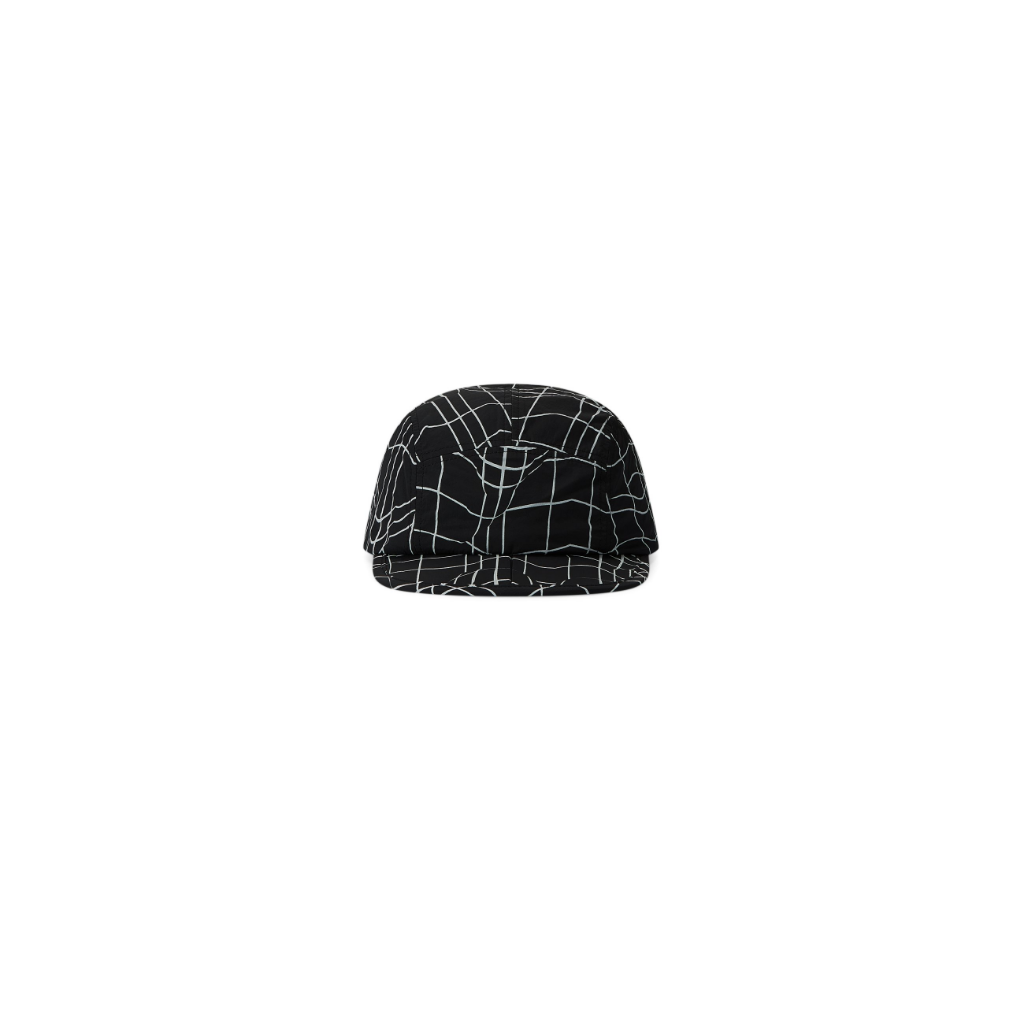 Genuine M Mens Baseball Cap Hat Black Nylon  Panel Fit Cord Strap Adjuster view 3