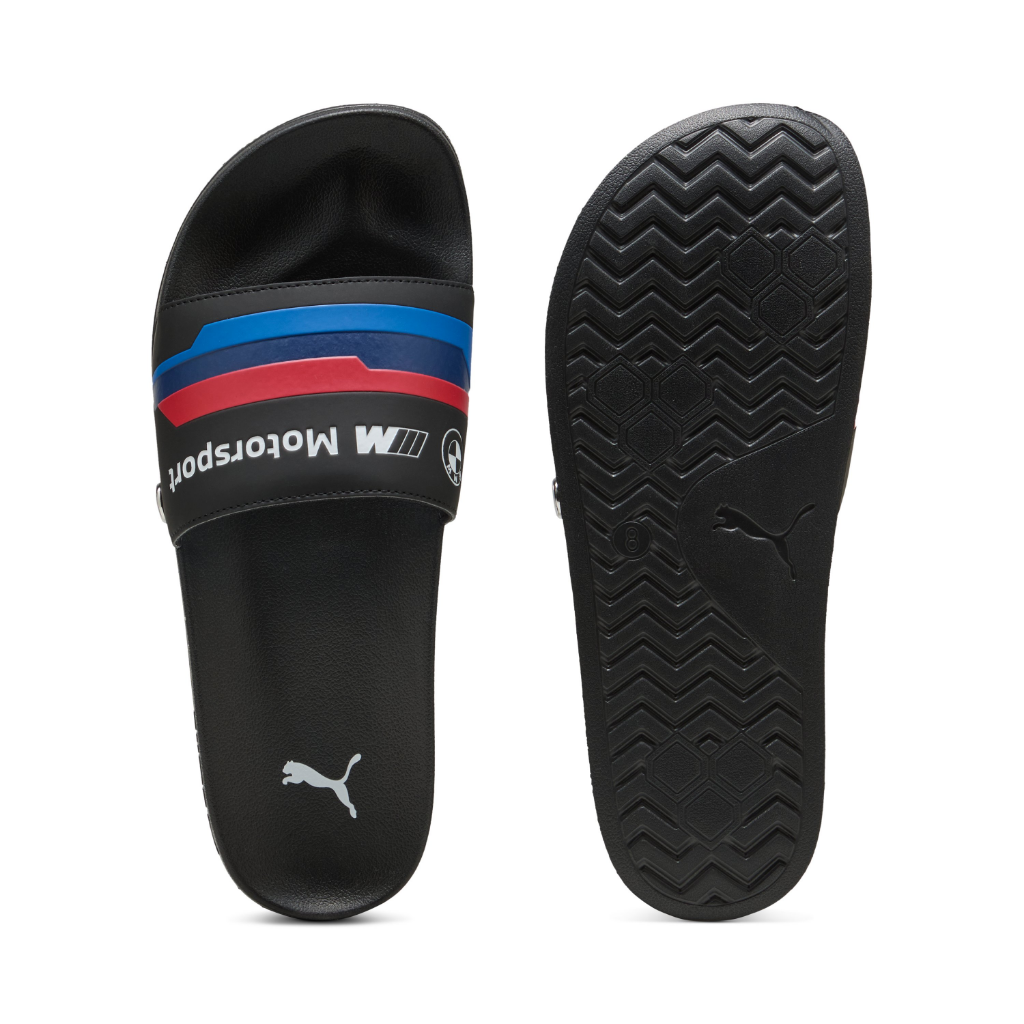 Genuine M Motorsport Leadcat Graphic Unisex Mens Womens Sliders Black view 3