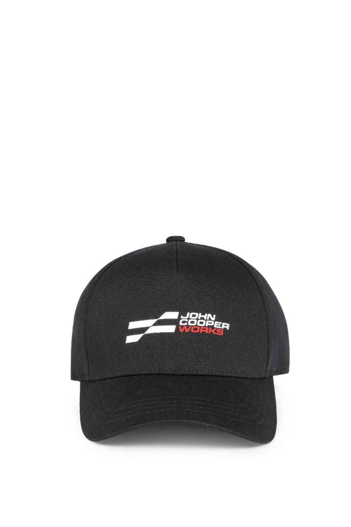 Genuine JCW Logo Baseball Cap Black Hat  Panel Snapback view 3