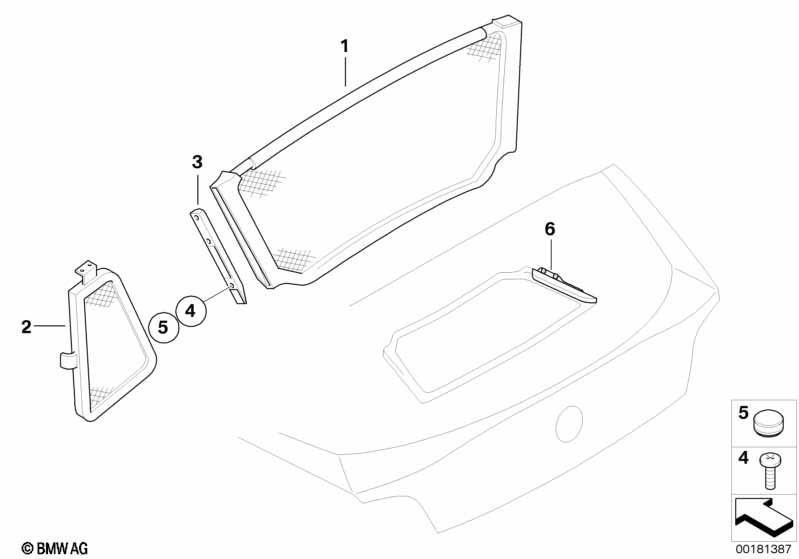 Genuine Center Wind Deflector 54 34 7 117 746 view 4
