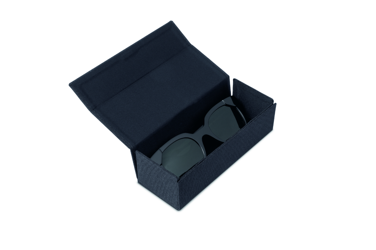 Genuine Sunglasses Panto Cut-Out Black 3D Car Face Dark Green Lenses 80 25 5 B32 115 view 4