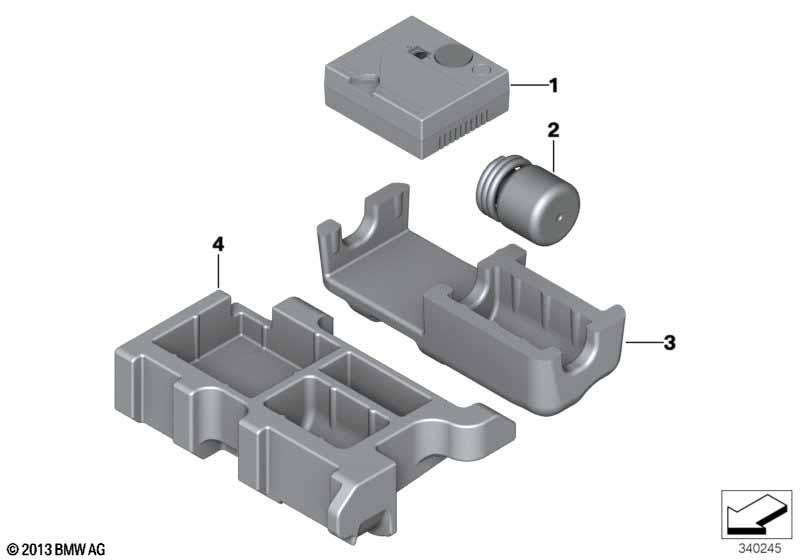 Genuine Mobility System Tyre Inflating Bottle 300ml 71106795461 view 2