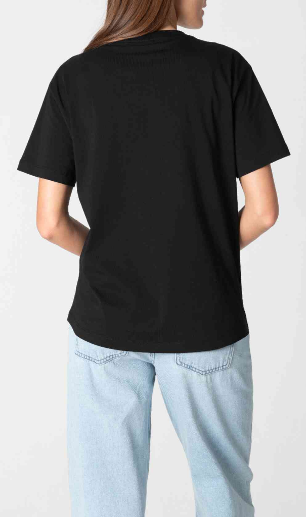 Genuine JCW Logo Womens Ladies T Shirt Black Tee Top Semi Loose Fit view 4