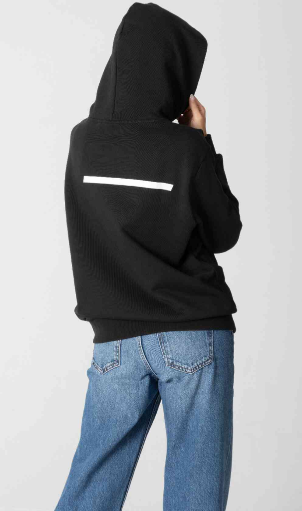 Genuine JCW Logo Womens Ladies Hoodie Black Top Hooded Sweatshirt Loose Fit  view 4