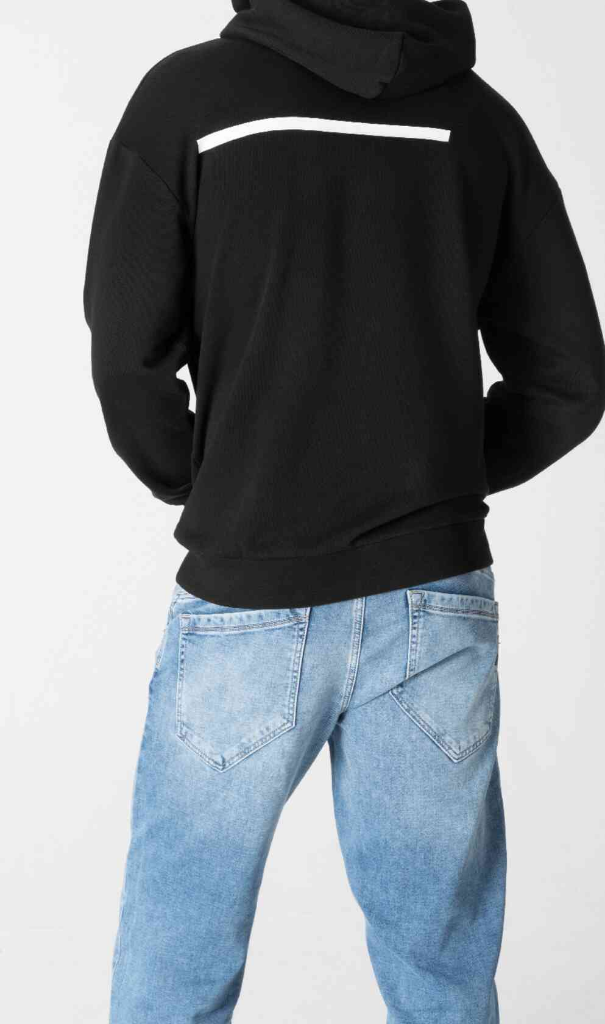 Genuine JCW Logo Mens Hoodie Black Cotton Top Hooded Sweatshirt Loose Fit view 4