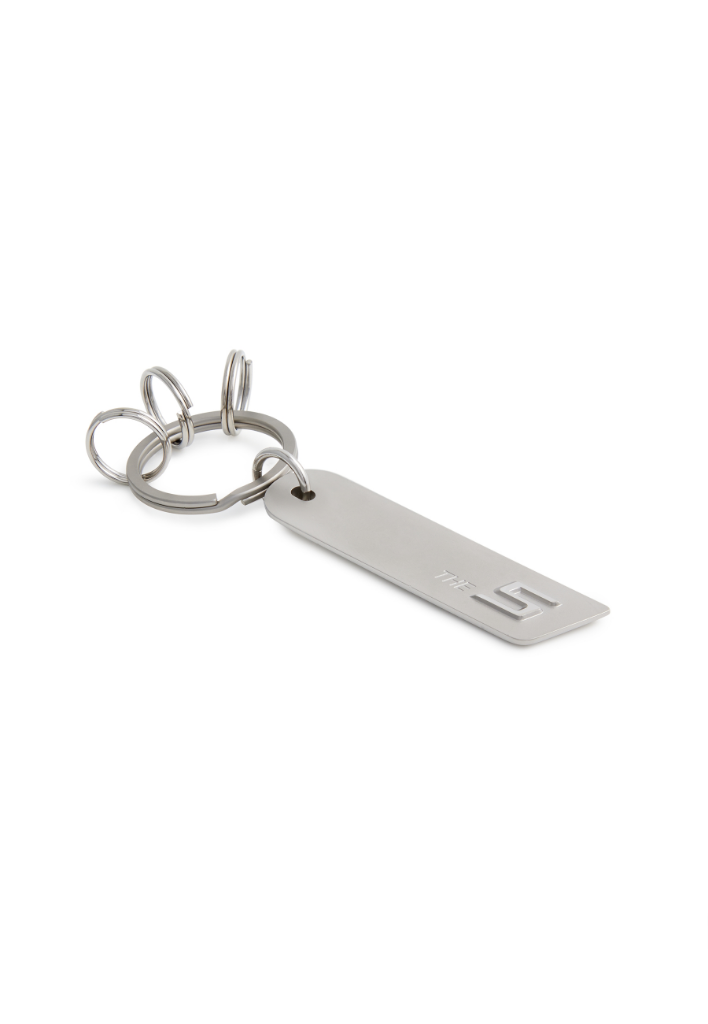 Genuine Keyring The 5 Series Metal Silver Car Key Ring Accessory 80 27 5 A7E 4C1 view 3