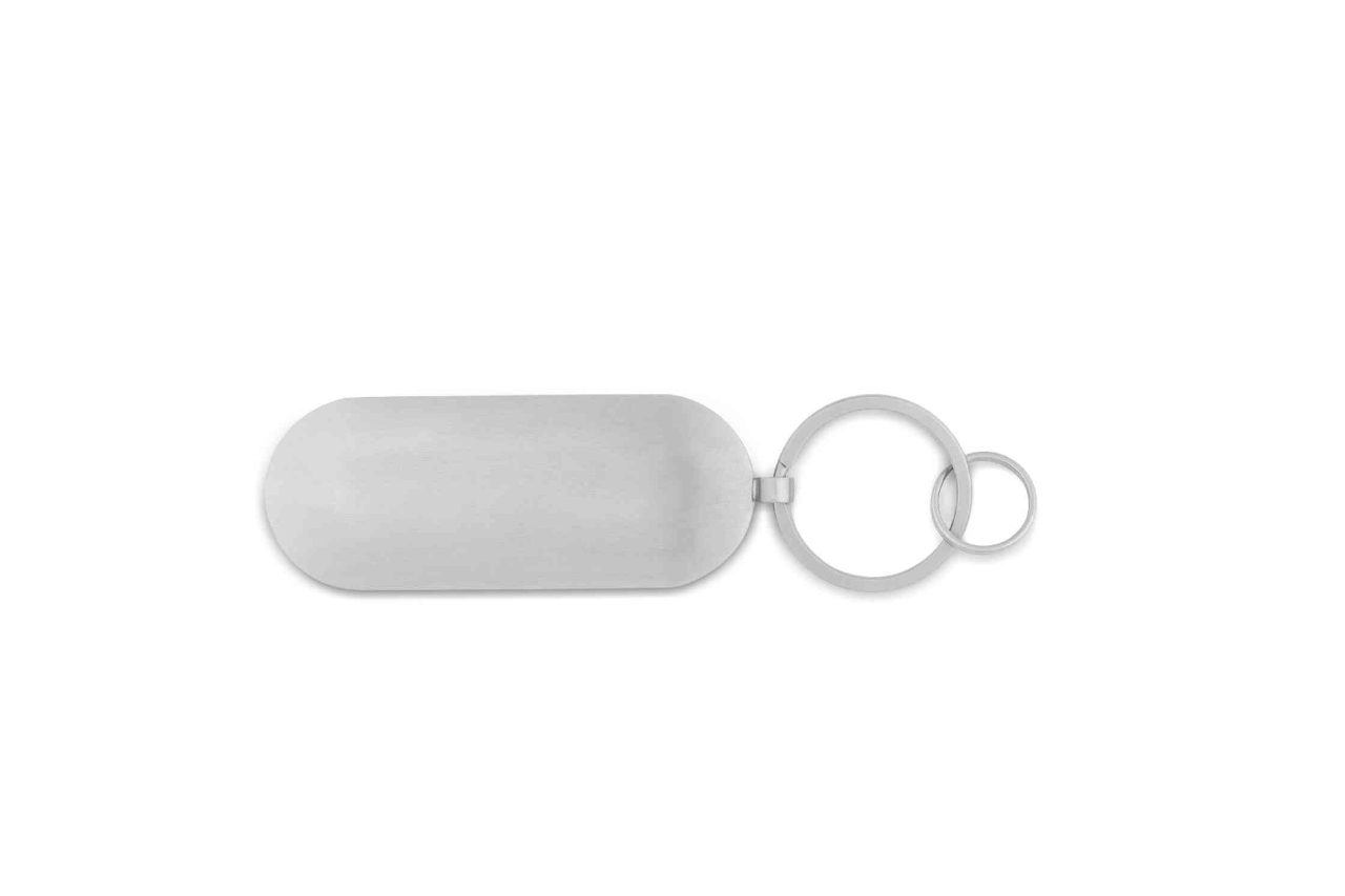 Genuine JCW Logo Keyring Silver Stainless Steel Brushed 80275B54F34 view 3