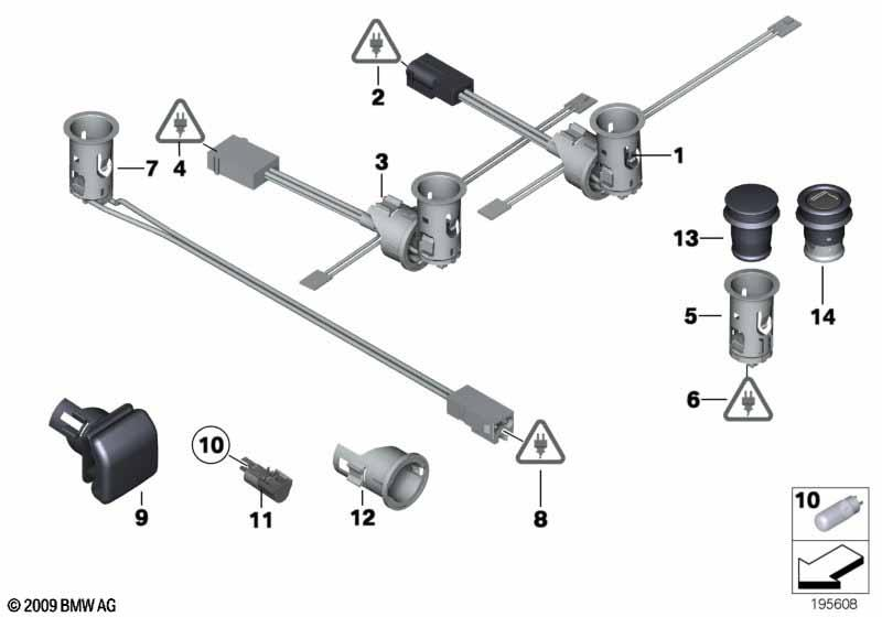 Genuine Universal In Car Cigarette Plug Socket Lighter 61 34 9 308 246 view 4