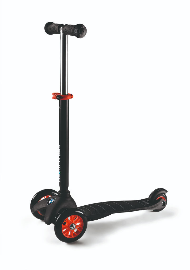 Genuine Childrens Kids Scooter Black Orange Push Ride On 80 93 5 A51 989 view 3